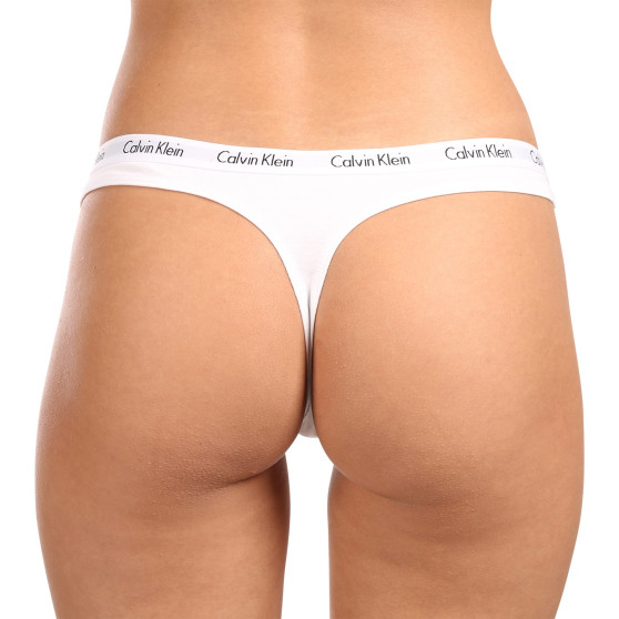 3PACK ženske tangice Calvin Klein večbarvne (QD3587E-WZB)