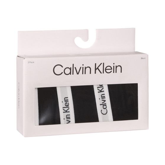 3PACK ženske hlačke Calvin Klein črna (QD3588E-001)