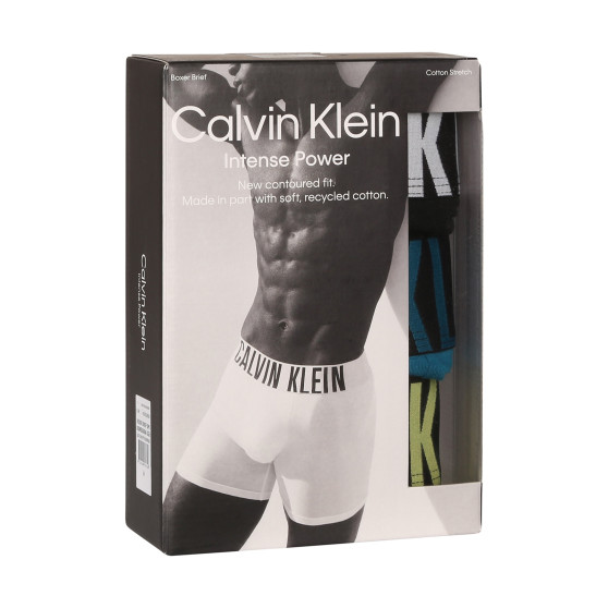 3PACK Moške boksarice Calvin Klein večbarvne (NB3609A-OG5)