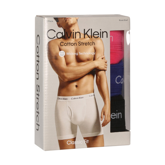 3PACK Moške boksarice Calvin Klein večbarvne (NB2616A-NLT)