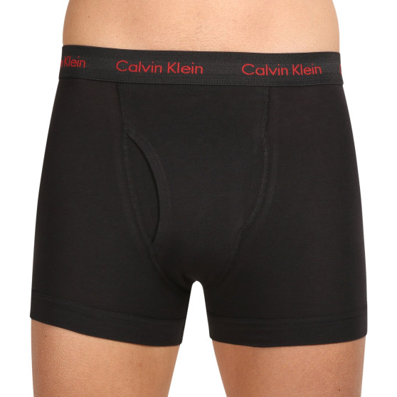 3PACK Moške boksarice Calvin Klein črne (NB2615A-NC1)
