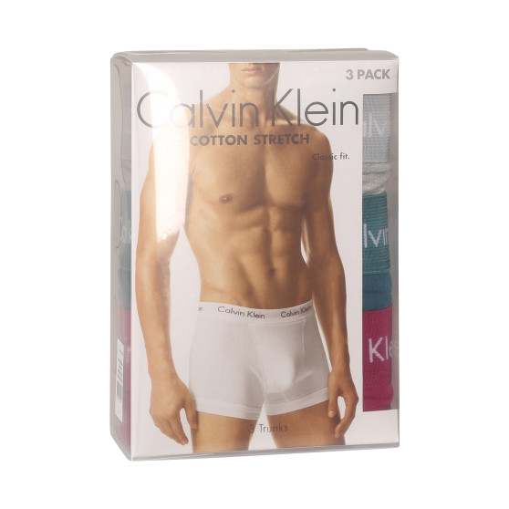 3PACK Moške boksarice Calvin Klein večbarvne (U2662G-MXA)