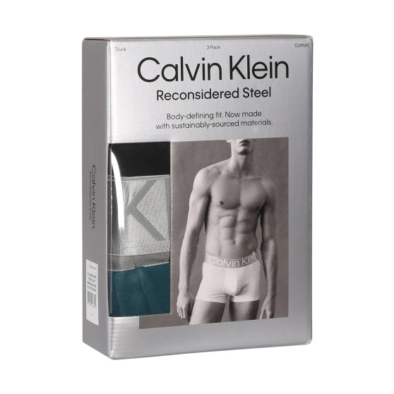 3PACK Moške boksarice Calvin Klein večbarvne (NB3130A-NA9)