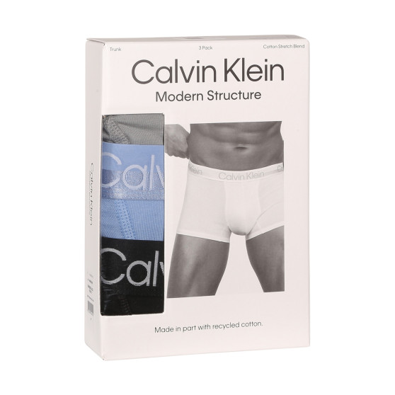 3PACK Moške boksarice Calvin Klein večbarvne (NB2970A-MCA)