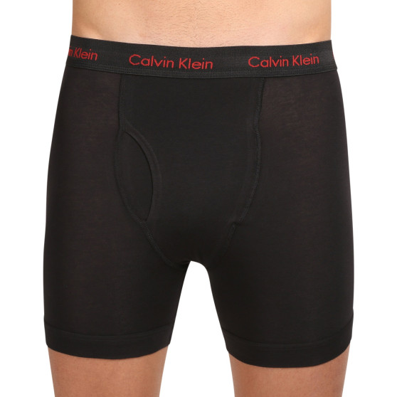 3PACK Moške boksarice Calvin Klein črne (NB2616A-NC1)