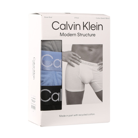 3PACK Moške boksarice Calvin Klein večbarvne (NB2971A-MCA)