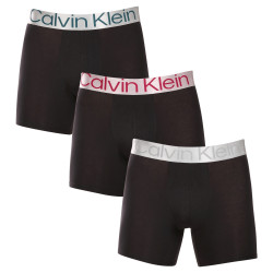 3PACK Moške boksarice Calvin Klein črne (NB3131A-NC4)