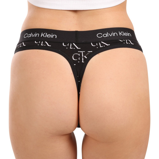 Ženske tangice Calvin Klein črne (QF7221E-LOC)