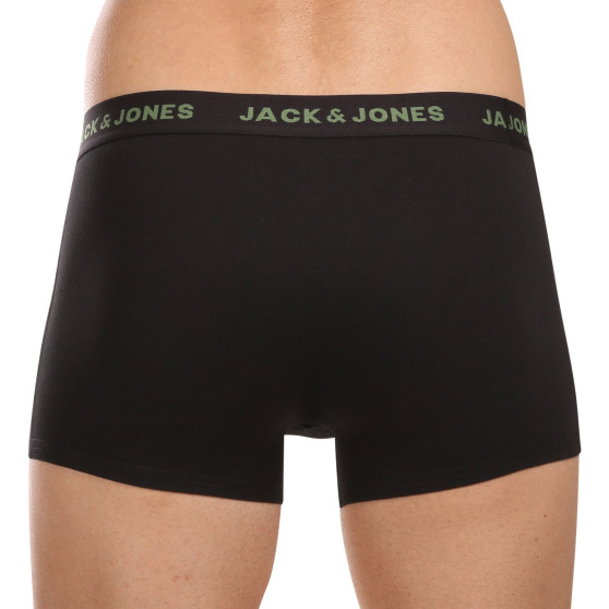 7PACK Moške boksarice Jack and Jones črne (12165587)