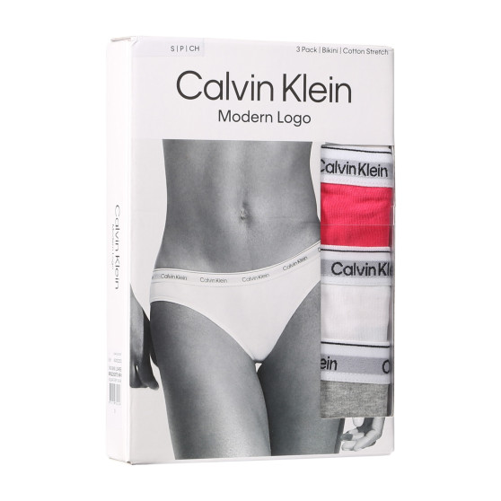 3PACK ženske hlačke Calvin Klein večbarvne (QD5207E-NP4)