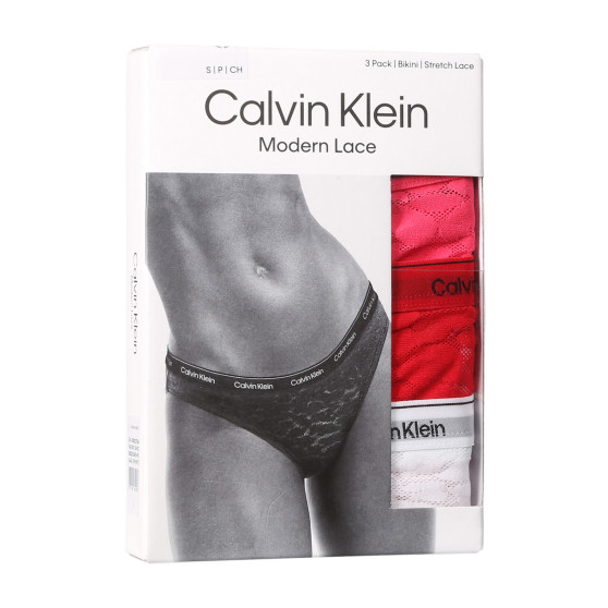 3PACK ženske hlačke Calvin Klein večbarvne (QD5069E-NPC)