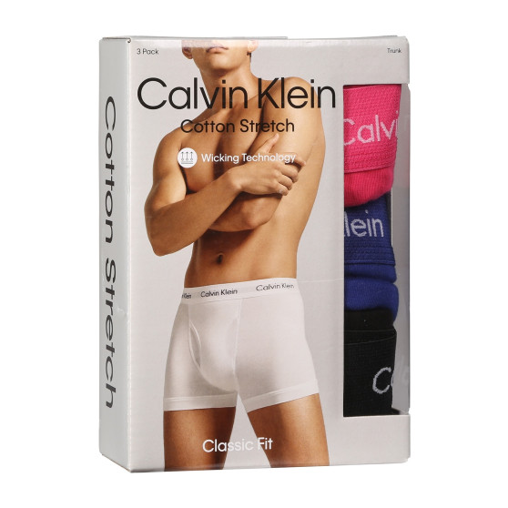 3PACK Moške boksarice Calvin Klein večbarvne (NB2615A-NLT)