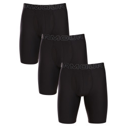 3PACK Moške boksarice Under Armour črne (1383880 001)