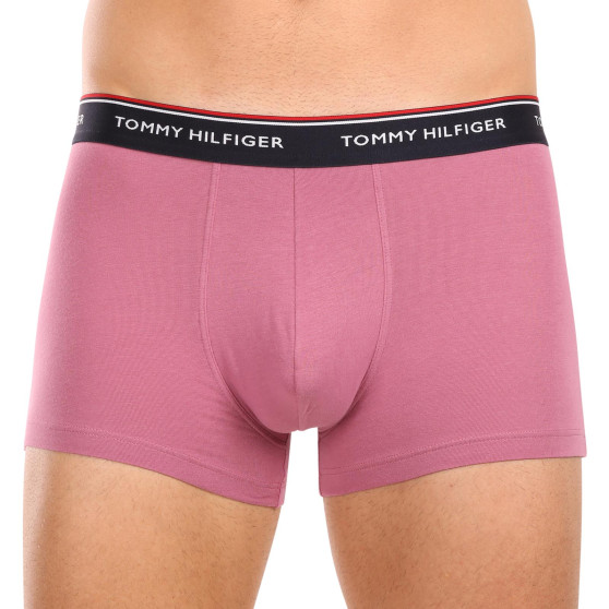 3PACK Moške boksarice Tommy Hilfiger večbarvne (1U87903842 0XV)