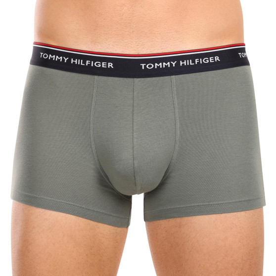 3PACK Moške boksarice Tommy Hilfiger večbarvne (1U87903842 0XV)