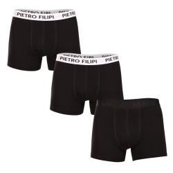 3PACK Moške boksarice Pietro Filipi črne (3BCL007)