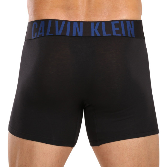 3PACK Moške boksarice Calvin Klein črne (NB3609A-LXT)