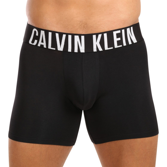 3PACK Moške boksarice Calvin Klein črne (NB3609A-LXT)