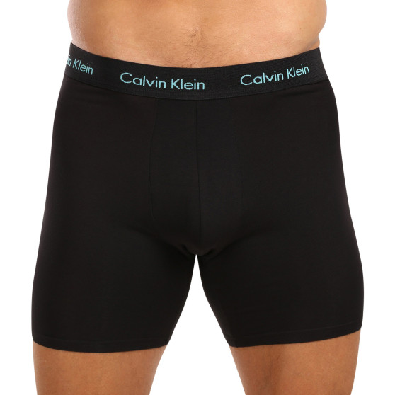 3PACK Moške boksarice Calvin Klein črne (NB1770A-MXT)