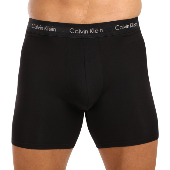 3PACK Moške boksarice Calvin Klein črne (NB1770A-MXT)