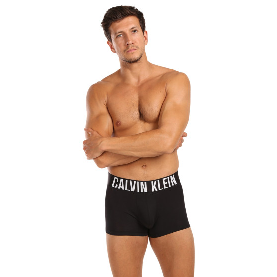 3PACK Moške boksarice Calvin Klein črne (NB3608A-LXR)