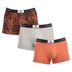 3PACK Moške boksarice Calvin Klein večbarvne (NB3528E-MRW)