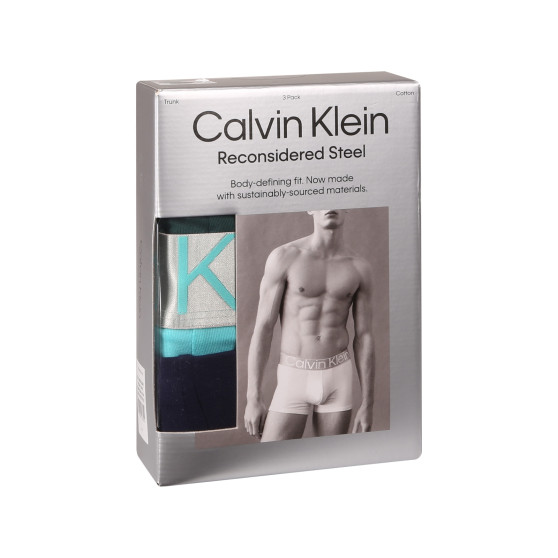 3PACK Moške boksarice Calvin Klein večbarvne (NB3130A-N2M)