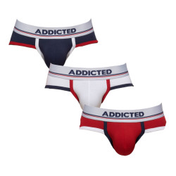 3PACK moške kratke hlače Addicted večbarvne (AD1008P-3COL)