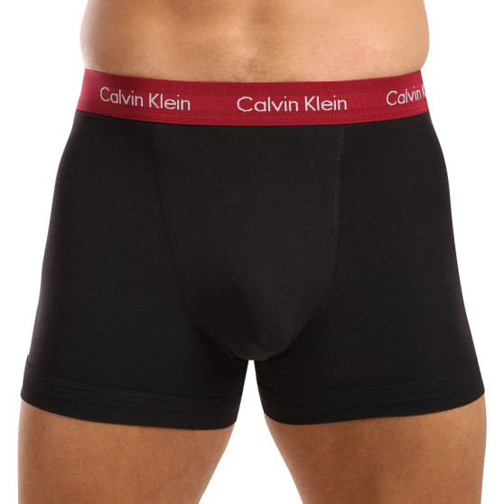 3PACK Moške boksarice Calvin Klein črne (U2662G-NOP)