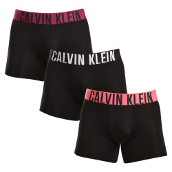 3PACK Moške boksarice Calvin Klein črne (NB3612A-MDL)