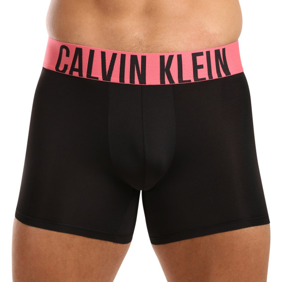 3PACK Moške boksarice Calvin Klein črne (NB3612A-MDL)