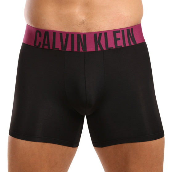 3PACK Moške boksarice Calvin Klein črne (NB3612A-MDL)