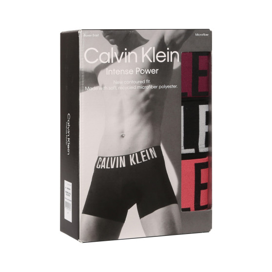 3PACK Moške boksarice Calvin Klein črne (NB3612A-MDL)