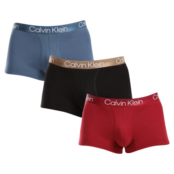 3PACK Moške boksarice Calvin Klein večbarvne (NB2970A-MCI)