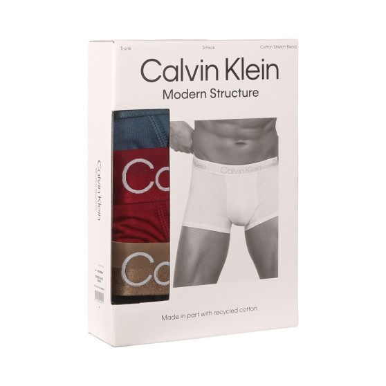 3PACK Moške boksarice Calvin Klein večbarvne (NB2970A-MCI)