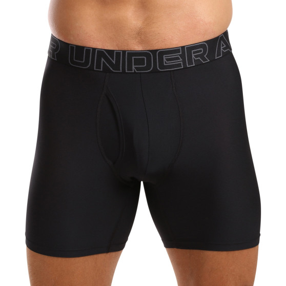 3PACK Moške boksarice Under Armour črne (1383884 001)