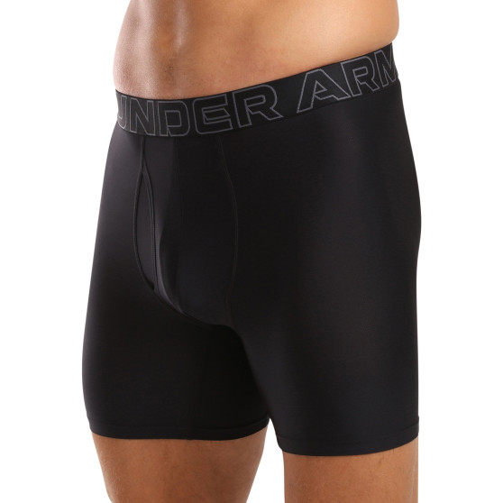 3PACK Moške boksarice Under Armour črne (1383884 001)