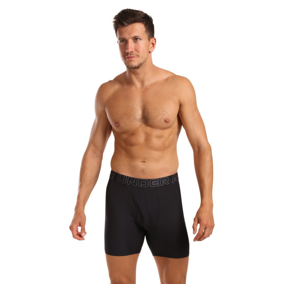 3PACK Moške boksarice Under Armour črne (1383884 001)