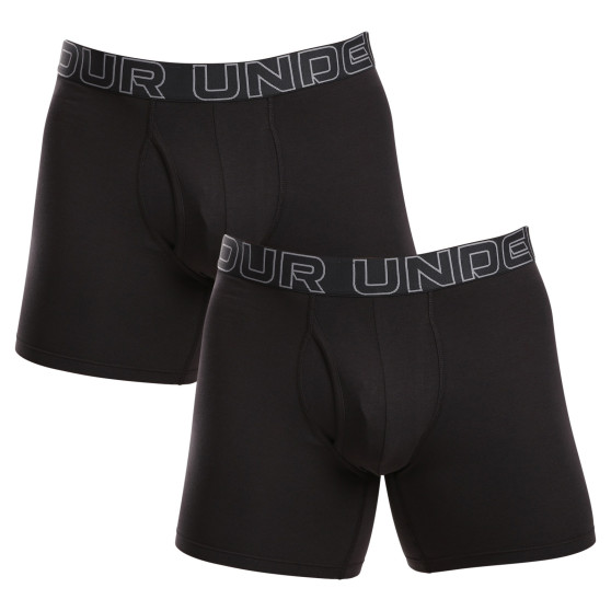 3PACK Moške boksarice Under Armour črne (1383889 001)