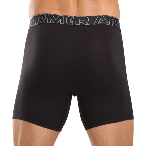 3PACK Moške boksarice Under Armour črne (1383889 001)