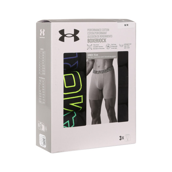 3PACK Moške boksarice Under Armour večbarvne (1383889 002)