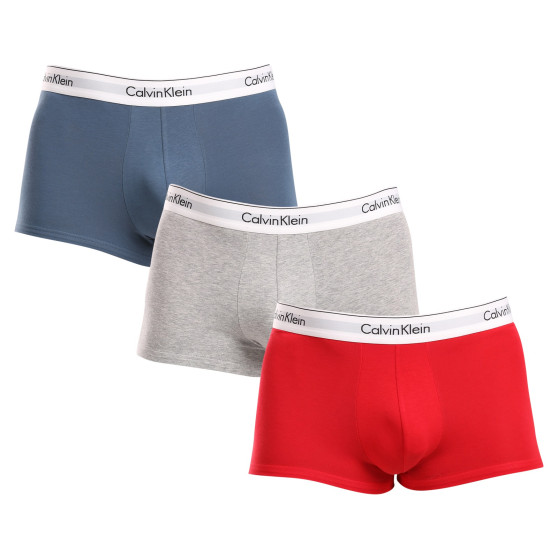 3PACK Moške boksarice Calvin Klein večbarvne (NB2380A-N2I)