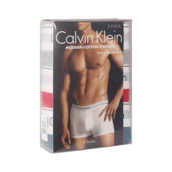 3PACK Moške boksarice Calvin Klein večbarvne (NB2380A-N2I)