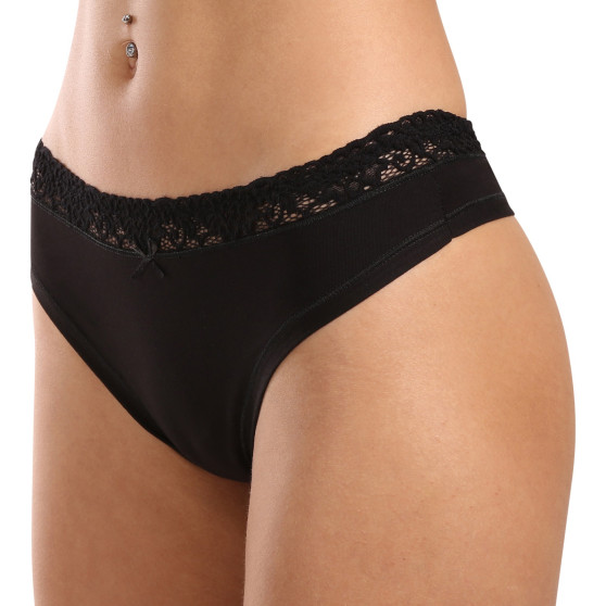 Ženske tangice Lovelygirl črne (8307-black)