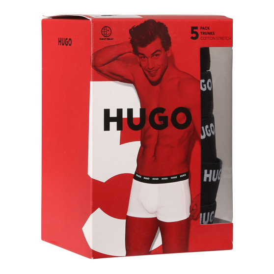 5PACK Moške boksarice HUGO večbarvne (50479944 981)