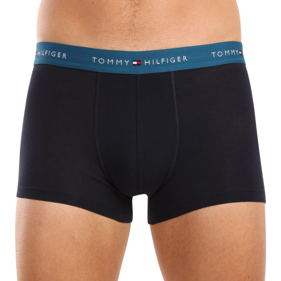 3PACK moške boksarice Tommy Hilfiger temno modre (UM0UM02763 0VH)