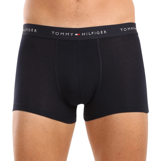 3PACK moške boksarice Tommy Hilfiger temno modre (UM0UM02763 0VH)