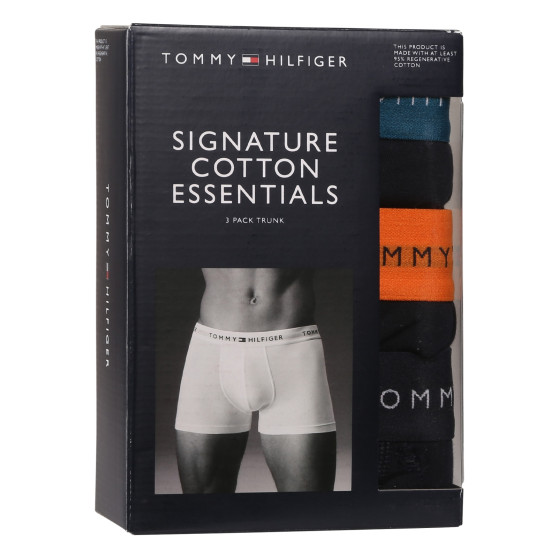 3PACK moške boksarice Tommy Hilfiger temno modre (UM0UM02763 0VH)