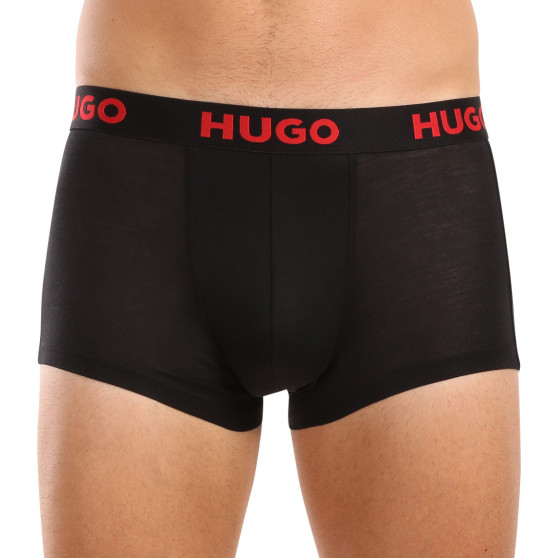 3PACK Moške boksarice HUGO večbarvne (50496723 982)