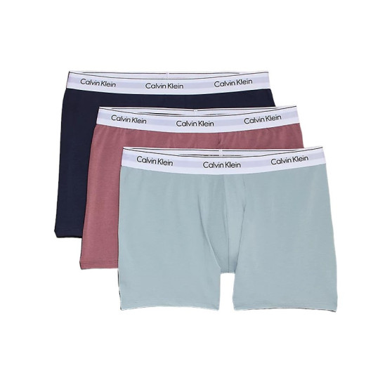 3PACK Moške boksarice Calvin Klein prevelike večbarvne (NB3378A-M8P)